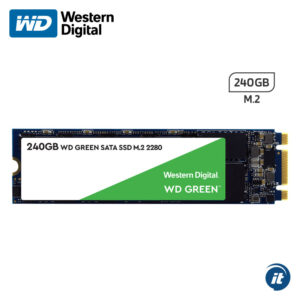 Disco SSD WESTERN DIGITAL WD Green SN350 240GB NVMe 2400Mbps M.2 2280 WDS240G2G0C