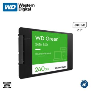 Disco SSD WESTERN DIGITAL WD Green 240GB 545Mbps 2.5" 7mm WDS240G3G0A